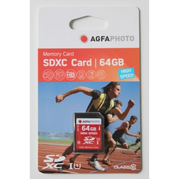 AGFA CARTAO SDXC 64GB HIGH SPEED (15MB/40MB)                