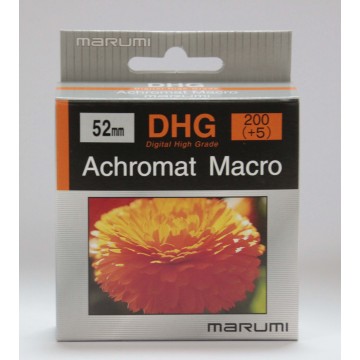 FILTRO DHG ACHROMAT MACRO 200(+5) 52mm - MARUMI             
