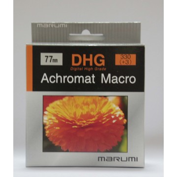FILTRO DHG ACHROMAT MACRO 330(+3) 77mm - MARUMI             