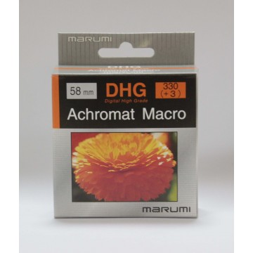 FILTRO DHG ACHROMAT MACRO 330(+3) 58mm - MARUMI             